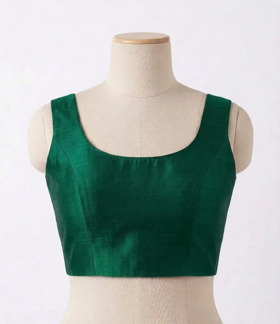 Ready-to-Wear Designer Blouse with Back Button Detail - Image 2