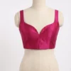 Sleeveless Raw Silk Bustier Blouse - Designer Saree Top for Women - Image 6