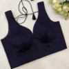 Black Padded Saree Blouse | Deep V-Neck Readymade Blouse