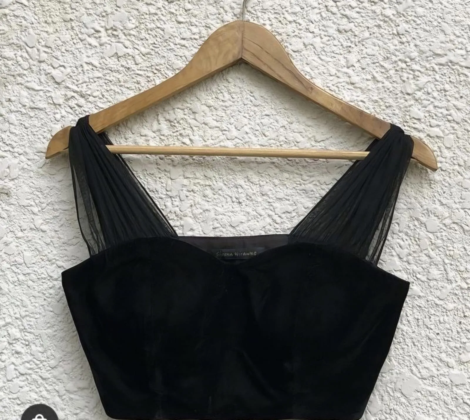 Buy Premium Black Velvet Party Wear Blouse Online