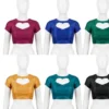 Buy Premium  Designer Blouse Online - Heart Neck Design - Image 3
