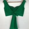 Buy Premium Emerald Green Raw Silk Blouse Online - Image 2