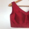 Buy Premium Maroon Raw Silk Blouse Online | - Image 3