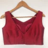 Buy Premium Maroon Raw Silk Blouse Online | - Image 4