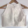 Buy Premium Off-White Raw Silk Blouse Online