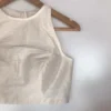 Buy Premium Off-White Raw Silk Blouse Online - Image 3