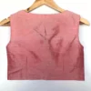 Buy Premium Peach Raw Silk Blouse Online | - Image 2