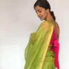 Buy Premium Pink Raw Silk Blouse Online | Traditional Indian Ethnic Wear