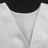Classic White Raw Silk Blouse – Premium Readymade Saree Blouse with Elbow Sleeves - Image 4