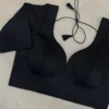 Designer Black Silk Saree Blouse - Festive Ethnic Collection with Back Tie