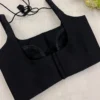 Designer Black Silk Saree Blouse - Festive Ethnic Collection with Back Tie - Image 6