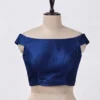 Designer Off-Shoulder Raw Silk Blouse for Saree | Latest Ethnic Fashion - Image 5