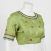 Designer Silk Blouse with Handcrafted Kutch Embroidery | Premium Ethnic Festive Wear