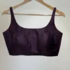 Elegant Purple Readymade Saree Blouse – Versatile Sleeveless Design