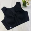 Premium Black Sleeveless Padded Blouse – Elegant V-Neck Readymade Saree Blouse for Modern Ethnic Wear