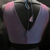 Premium Iridescent V-Neck Sleeveless Saree Blouse | Designer Raw Silk Party Wear Blouse for Women - Image 2