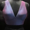 Premium Iridescent V-Neck Sleeveless Saree Blouse | Designer Raw Silk Party Wear Blouse for Women - Image 3