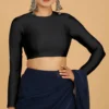 Premium Long Sleeve Black Blouse | Ready-to-Wear Designer Ethnic Choli
