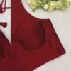 Premium White Sleeveless Padded Saree Blouse - Elegant Ethnic Party Wear - Image 3