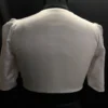 Premium White V-Neck Padded Blouse - Elegant Ethnic Party Wear - Image 4