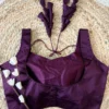 Ready-to-Wear Solid Color Raw Silk Blouse | Sleeveless Ethnic Top for Saree & Lehenga - Image 11