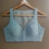 Structured Pastel Blue Blouse for Saree | Ready-to-Wear Ethnic Crop Top