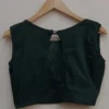 Stylish Keyhole Back Sleeveless Blouse | Modern Ethnic Wear for Saree - Image 2