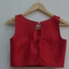 Stylish Keyhole Back Sleeveless Blouse | Modern Ethnic Wear for Saree - Image 5