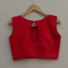 Stylish Keyhole Back Sleeveless Blouse | Modern Ethnic Wear for Saree - Image 7