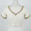 Traditional Kutch Embroidery Blouse – Premium Handcrafted Cotton Saree Blouse with Intricate Geometric Patterns - Image 2