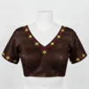 Traditional Kutch Embroidery Blouse – Premium Handcrafted Cotton Saree Blouse with Intricate Geometric Patterns - Image 3