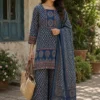 Ajrakh Print Cotton Kurti Sharara Set | Kali Palazzo with Kantha Border | Rakshabandhan Special | Ready Stock