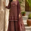 Ajrakh Print Cotton Kurti Sharara Set | Kali Palazzo with Kantha Border | Rakshabandhan Special | Ready Stock - Image 7