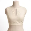Buy Designer Sleeveless Plain Cotton Saree Blouses Online - Image 3