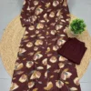 Cotton Floral Print Kurti Set with Pockets | Collar Neck A-Line Kurta with Pant - Image 11