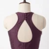 Indian Silk Readymade Blouse for Saree | Sleeveless Halter Neck Keyhole Back Choli | Modern Wedding Partywear Ethnic Crop Top - Image 2