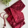 Plain  Silk Readymade Saree Blouse with Dori & Tassels | Padded Princess Cut Saree Blouse with Elbow Sleeves - Image 14