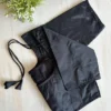 Plain  Silk Readymade Saree Blouse with Dori & Tassels | Padded Princess Cut Saree Blouse with Elbow Sleeves - Image 7