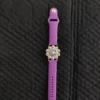 Premium 925 Silver Watch Strap Charms / Decorative Loop for Women | Best Rakshabandhan Return Gift for Sister with Silicone Strap - Image 2