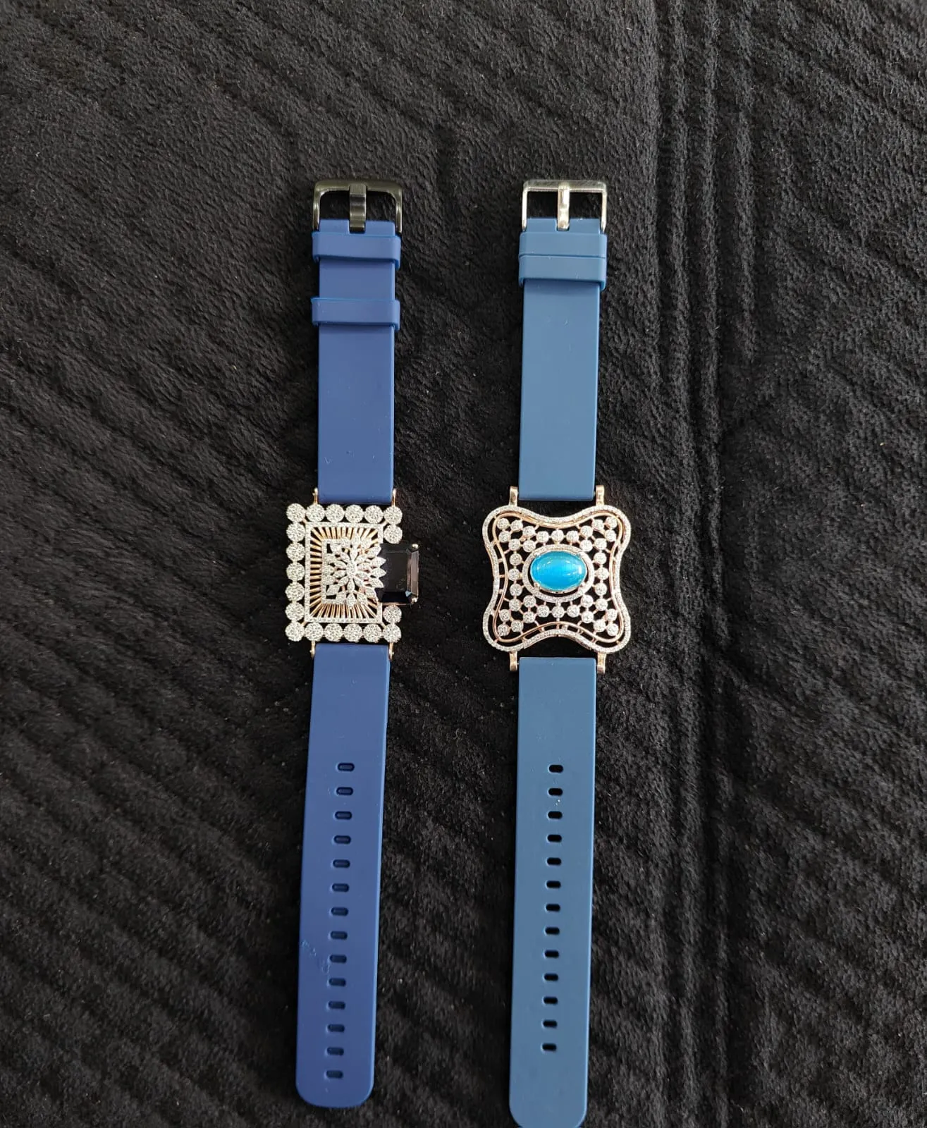 Premium 925 Silver Watch Strap Charms / Decorative Loop for Women | Best Rakshabandhan Return Gift for Sister with Silicone Strap - Image 3