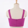 Readymade Sweetheart Neck Saree Blouse – Sleeveless Padded Crop Top Bustier with Back Zip - Image 2