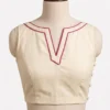 Sleeveless Designer Cotton Blouse for Sarees | Buy Custom Blouses