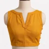 Sleeveless Designer Cotton Blouse for Sarees | Buy Custom Blouses - Image 4