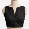 Sleeveless Designer Cotton Blouse for Sarees | Buy Custom Blouses - Image 6