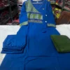 Women's Dabu Cotton Angrakha Kurta Set with Mirror Work & Dupatta | Fully Stitched Ethnic 3-Piece Suit (M-3XL) - Image 2