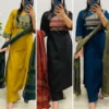 Women's Dabu Cotton Angrakha Kurta Set with Mirror Work & Dupatta | Fully Stitched Ethnic 3-Piece Suit (M-3XL) - Image 8