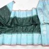 Authentic Pure Handloom Gadwal Silk Saree | Traditional Kanchi Border & Kuttu Work Rich Zari Saree for Weddings - Image 12