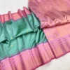 Authentic Pure Handloom Gadwal Silk Saree | Traditional Kanchi Border & Kuttu Work Rich Zari Saree for Weddings - Image 17