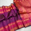 Authentic Pure Handloom Gadwal Silk Saree | Traditional Kanchi Border & Kuttu Work Rich Zari Saree for Weddings - Image 18