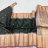 Authentic Pure Handloom Gadwal Silk Saree | Traditional Kanchi Border & Kuttu Work Rich Zari Saree for Weddings - Image 19